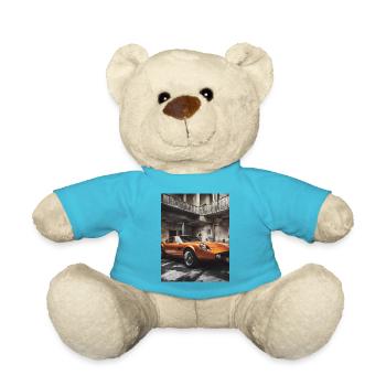 Sports car - Teddy Bear - atoll blue - Front