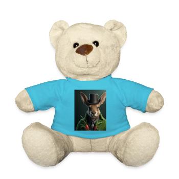 Patron de la mafia végétalien Gangster Bunny - Nounours - bleu outremer - Devant