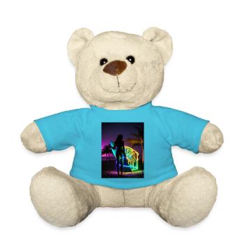 Lion Surfer - Teddy - Atollblau - Vorne