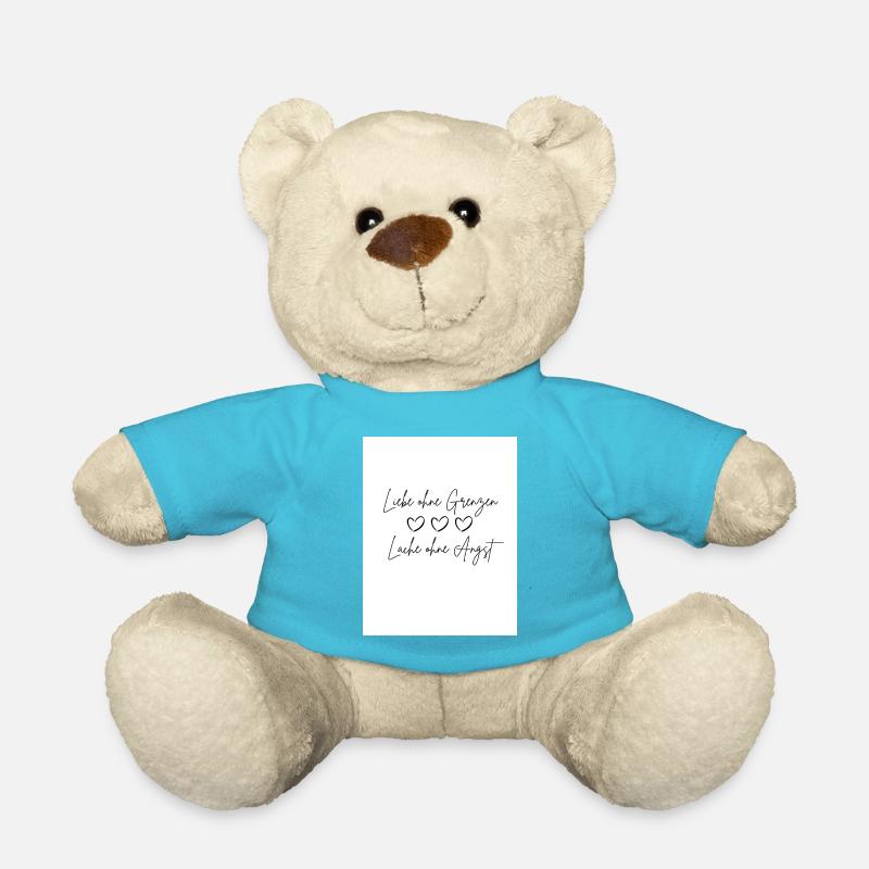 Love Without Borders - Teddy Bear - atoll blue