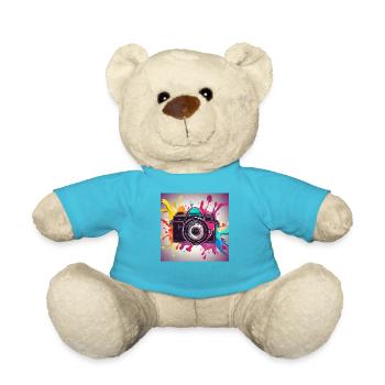 Kamera bunt - Teddy - Atollblau - Vorne