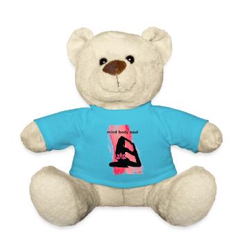 Silhueta Yoga mit Lotusblüte - Teddy - Atollblau - Vorne