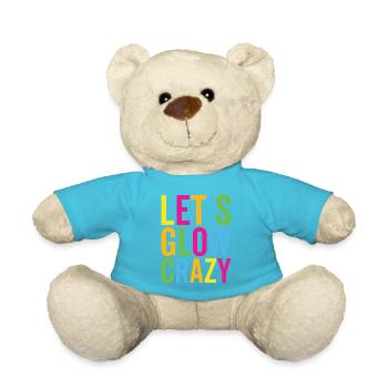 Lassen Sie uns das Team der Crazy Colorful Quote Group leuchten - Teddy - Atollblau - Vorne
