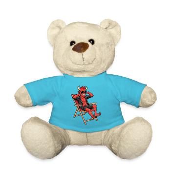 Roter Teufel - Teddy - Atollblau - Vorne