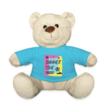 Summertime joy. - Teddy Bear - atoll blue - Front