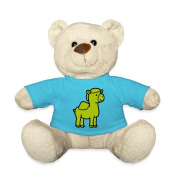 Kamel Comic - Teddy - Atollblau - Vorne