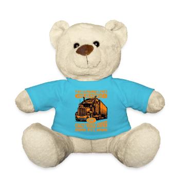 Verrückter Trucker und leidenschaftliche Ehefrau - Teddy - Atollblau - Vorne