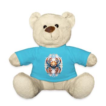 Sternzeichen Krebs - Teddy - Atollblau - Vorne