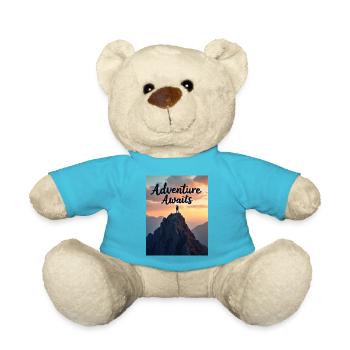 Das Abenteuer wartet - Teddy - Atollblau - Vorne
