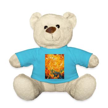 Wirbelndes Feuer - Teddy - Atollblau - Vorne
