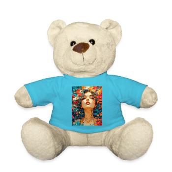 Herbstliche Zusammensetzung - Teddy - Atollblau - Vorne