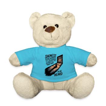 Traurigkeit umarmen – Stärke in der Verletzlichkeit - Teddy - Atollblau - Vorne