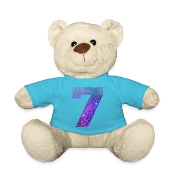 Galaxie Nummer 7 - Teddy - Atollblau - Vorne
