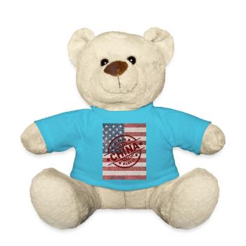 Fabriqué en Chine - Nounours - bleu outremer - Devant