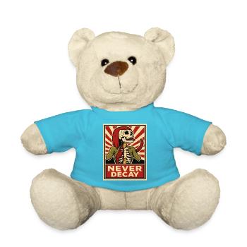 Never Decay Skelet Punk  - Teddy - Atollblau - Vorne