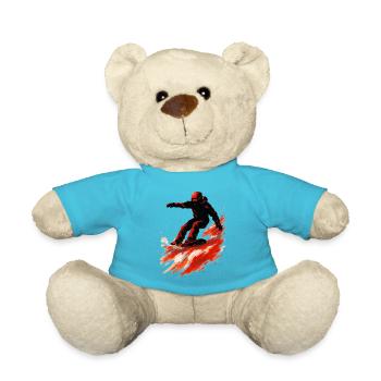 Snowboarden | Schnee | Snowboarder | Ski - Teddy - Atollblau - Vorne