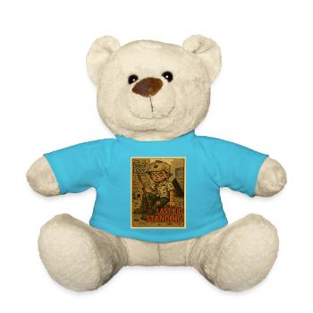 Last Kid Standing - Strong Kids - Teddy Bear - atoll blue - Front