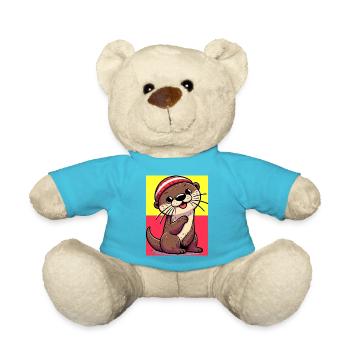loutre - Nounours - bleu outremer - Devant