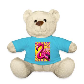 Flamant - Nounours - bleu outremer - Devant