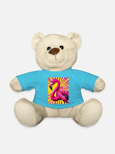 Flamingo - Teddy - Atollblau