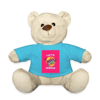 Let's Dance Retro Boombox - Teddy - Atollblau - Vorne