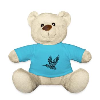 Pelikan Tribal Tattoo - Teddy - Atollblau - Vorne