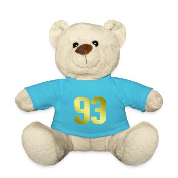93 number jersey - Teddy Bear - atoll blue - Front