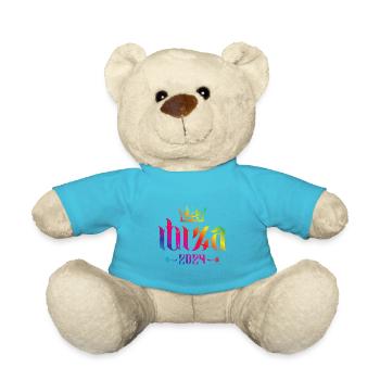 Ibiza 2024 Crown Multicoloured - Teddy Bear - atoll blue - Front
