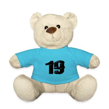 19 Zahl Trikot - Teddy - Atollblau - Vorne