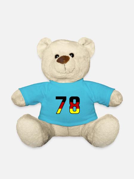 78 Symbole numérique Allemagne - Nounours - bleu outremer