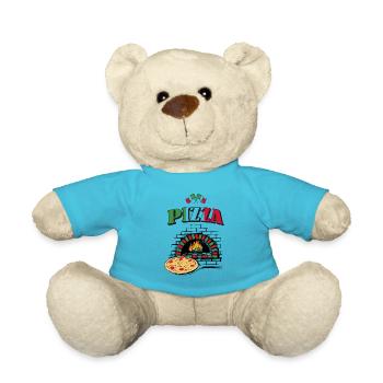 Pizzabäcker Pizzeria Arbeitskleidung - Teddy - Atollblau - Vorne