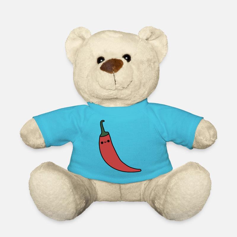 Süße Kawaii Chili Pepper - Teddy - Atollblau