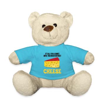 Gouda lovers for smoked Gouda - Teddy Bear - atoll blue - Front