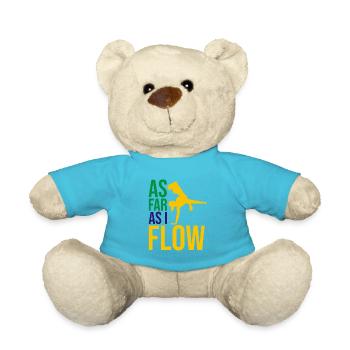 Dicton de danse afro-brésilienne pour la Capoeira - Nounours - bleu outremer - Devant