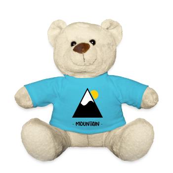 CHRISTMAS. YEAR. ANNIVERSARY. RETIREMENT. DAD. MAMAM. - Teddy Bear - atoll blue - Front