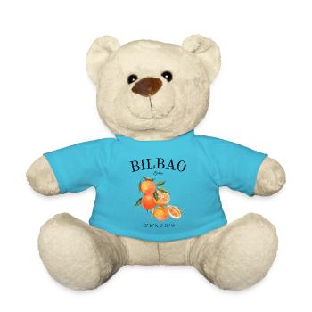 Bilbao - Spain - Biscay - Nervion - Souvenir - Teddy Bear - atoll blue - Front