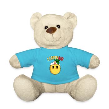 Zitrone Spruch - Teddy - Atollblau - Vorne