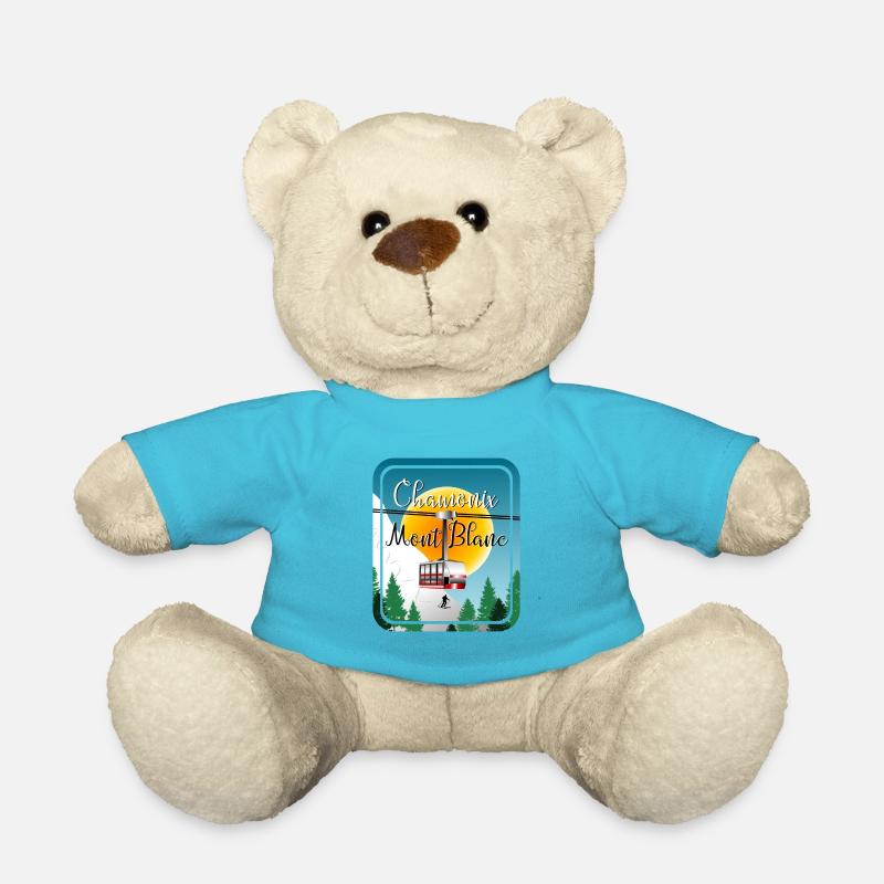 Ski mont blanc - Nounours - bleu outremer