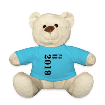 2019 Édition Limitée Anniversaire Cadeau Décoration - Nounours - bleu outremer - Devant