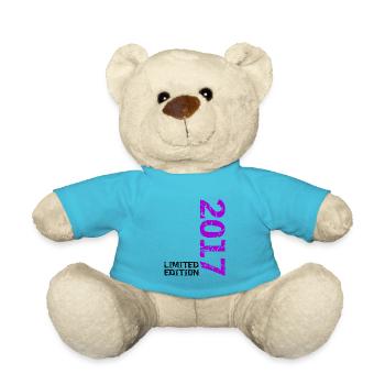2017 Édition Limitée Anniversaire Cadeau Décoration - Nounours - bleu outremer - Devant