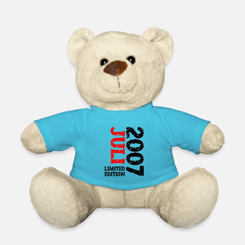 2007 Juli Limited Edition Geburtstag Geschenk - Teddy - Atollblau