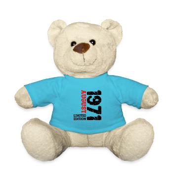 1971 August Limited Edition 52. Geburtstag Outfit - Teddy - Atollblau - Vorne