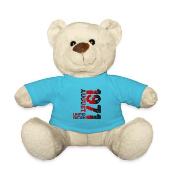 1971 August Limited Edition 52. Geburtstag Outfit - Teddy - Atollblau - Vorne