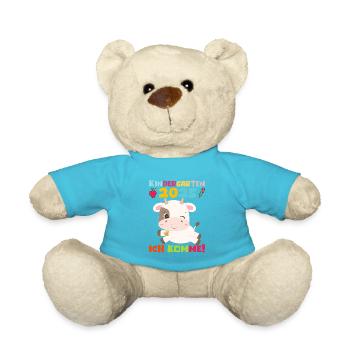 kiKindergarten 2025 Kids Gift Kita 2025 Décoration - Nounours - bleu outremer - Devant