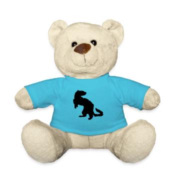 Frettchen Wiesel Marder Haustier Geschenk - Teddy - Atollblau - Vorne
