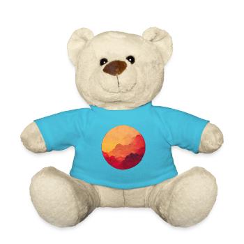 Sonne gefüllt mit Roten Wolken - Teddy - Atollblau - Vorne