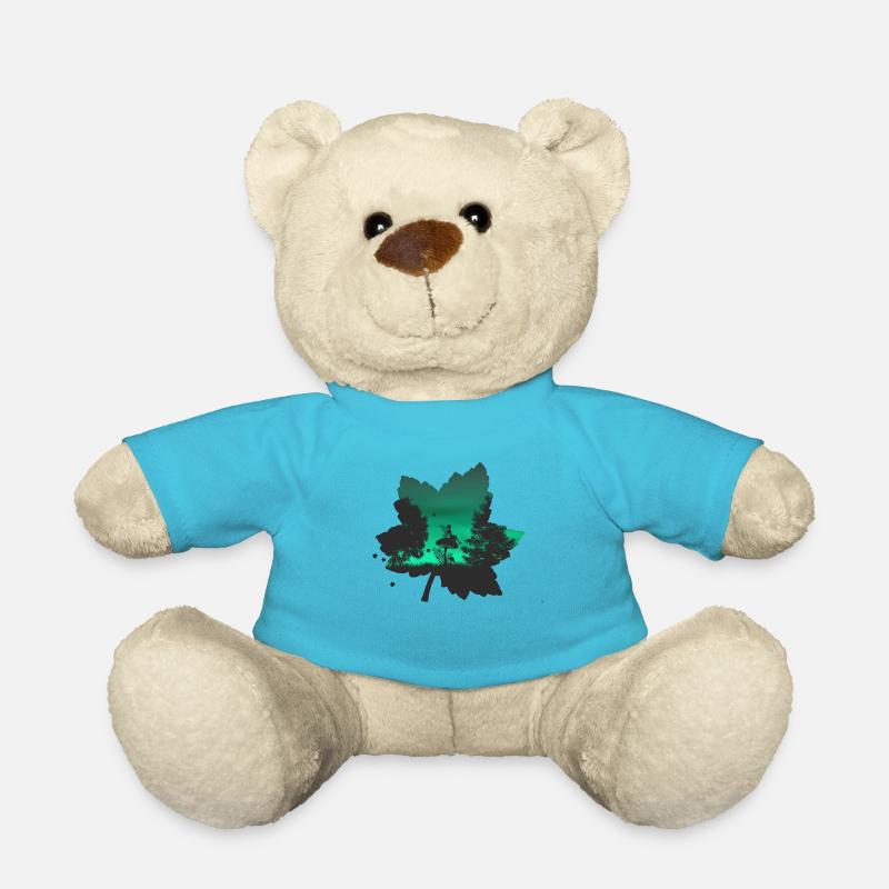 vert Waldelfe - Nounours - bleu outremer