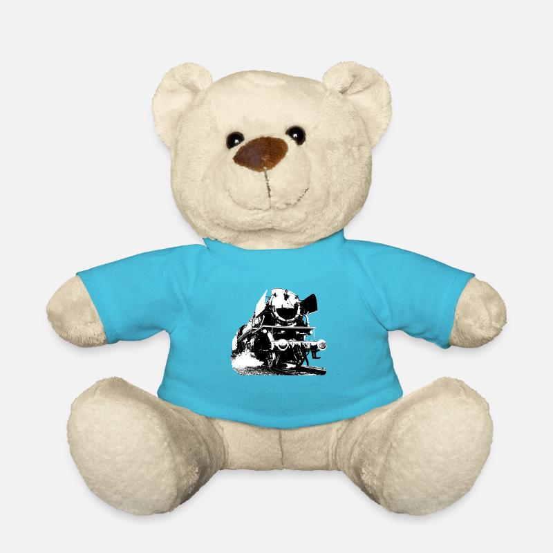 Dampflokomotive - Teddy - Atollblau