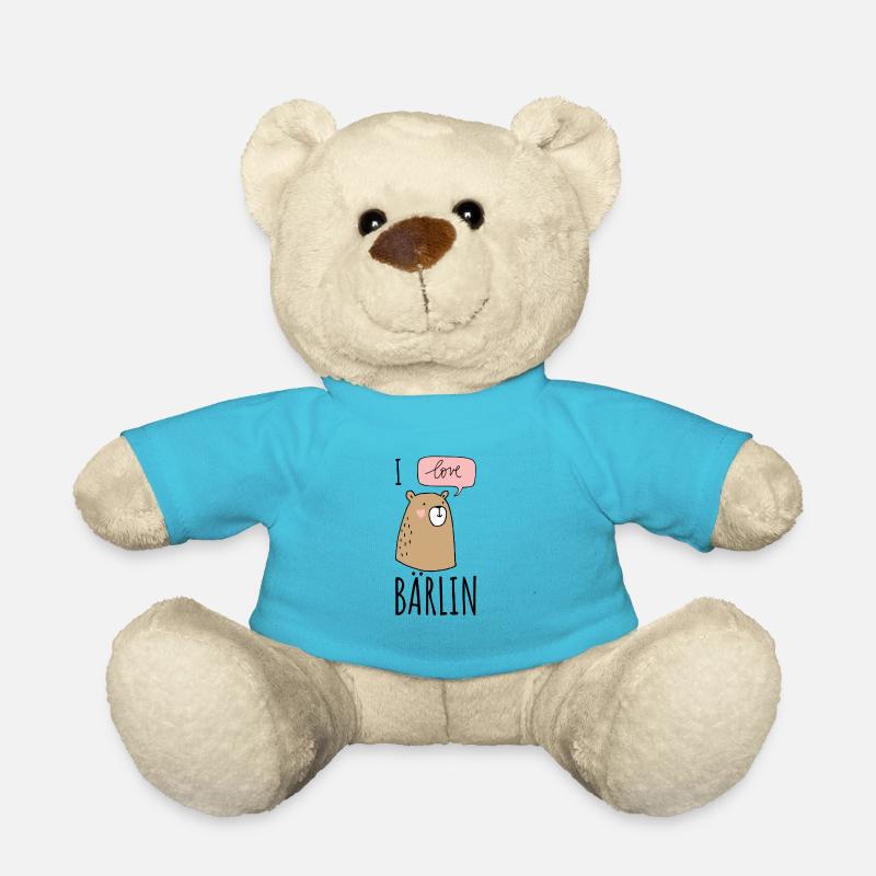 I LOVE BERLIN | Bärlin Bär - Teddy - Atollblau