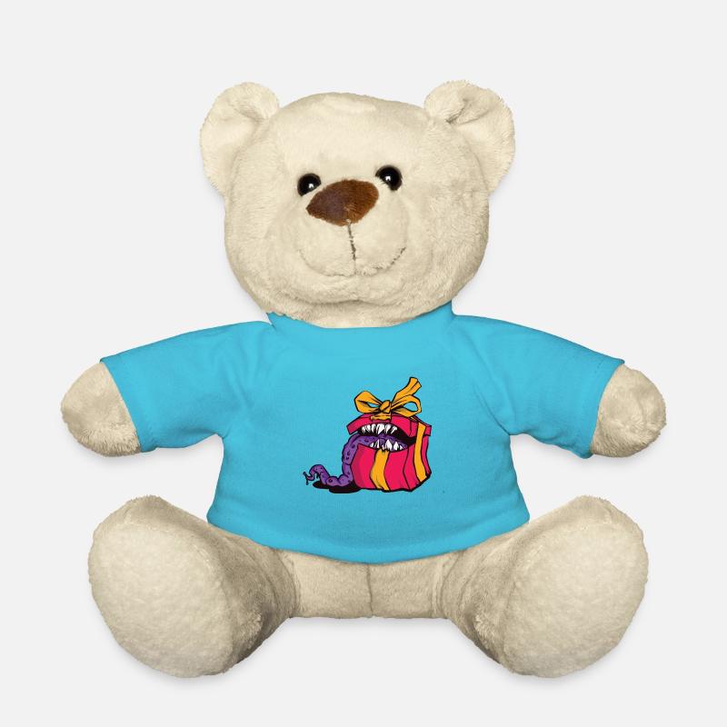 Cadeau de noël Mimic Monster RPG Meme - Nounours - bleu outremer